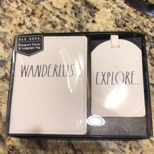 Rae Dunn Passport Cover & Luggage Tag